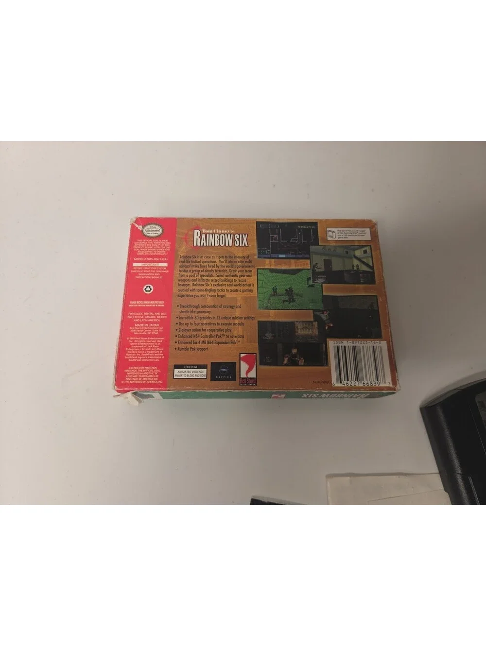 Tom Clancy's Rainbow Six Nintendo 64 CIB W/ Inserts